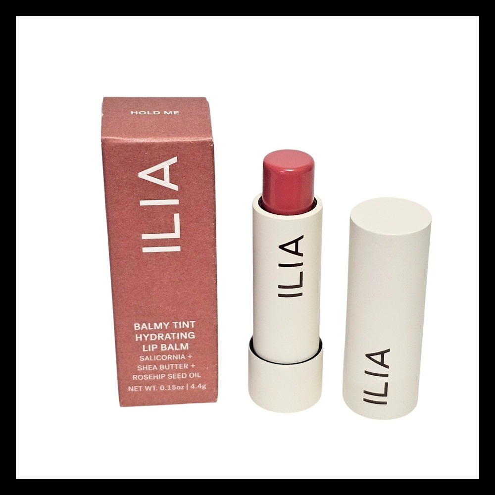 ILIA Balmy Tint Hydrating Lip Balm HOLD ME Peach Nude Full Size New in Box